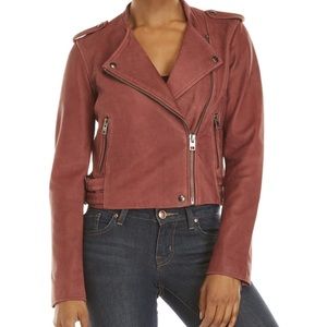 Lucky Brand Suede Moto Jacket